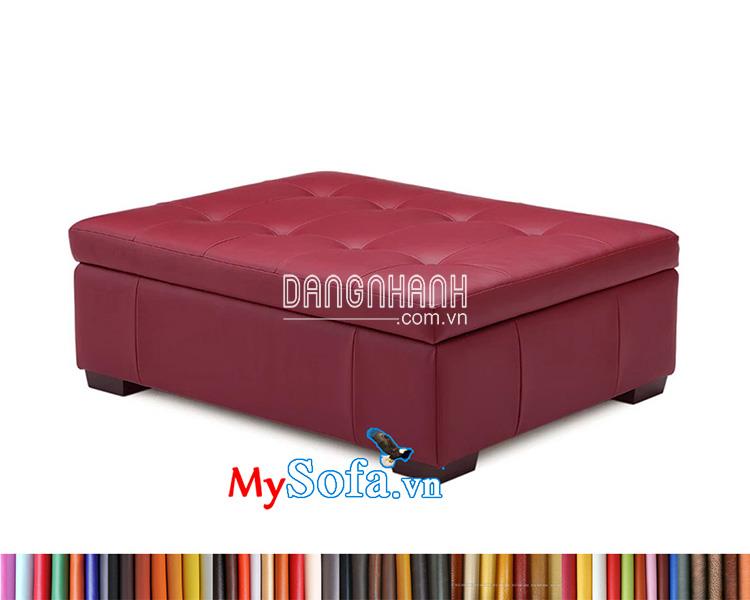 Đôn sofa MyS-1912339 cỡ lớn màu đỏ đô đẹp