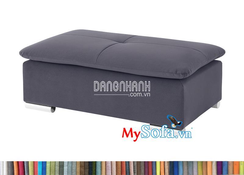 Ghế đôn sofa nỉ MyS-2001971 đẹp giá rẻ cho phòng chật hẹp