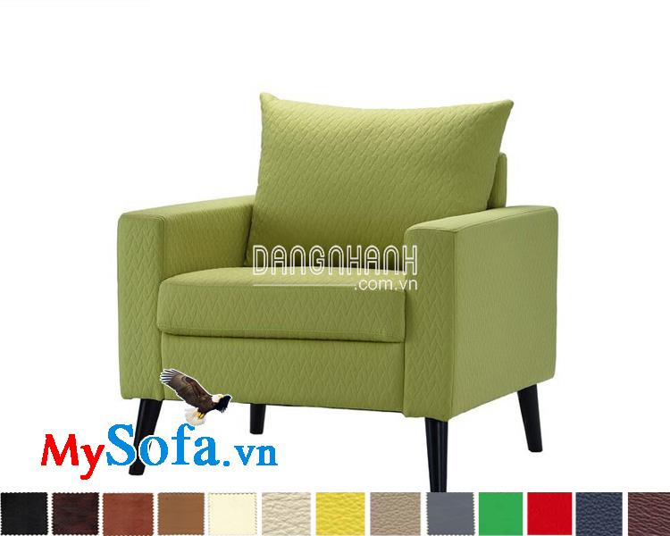 Ghế sofa đơn bọc nỉ nhỏ gọn giá rẻ MyS-1910789