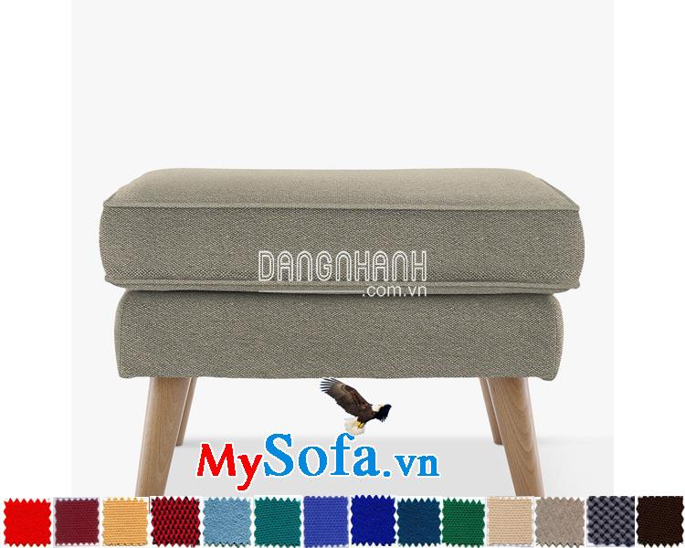 Ghế sofa đôn chất nỉ MyS-0619456 đẹp, hiện đại và tiện nghi