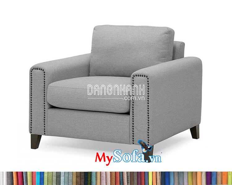 Ghế sofa đơn MyS-1912419 với chất liệu nỉ, nhỏ xinh