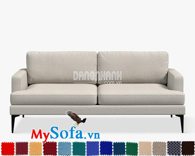 Ghế sofa nỉ văng đẹp MyS-0619479 cho phòng khách hiện đại