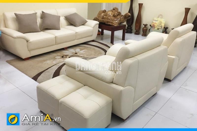 Bộ ghế sofa da sang trọng phòng khách AmiA SFD2320