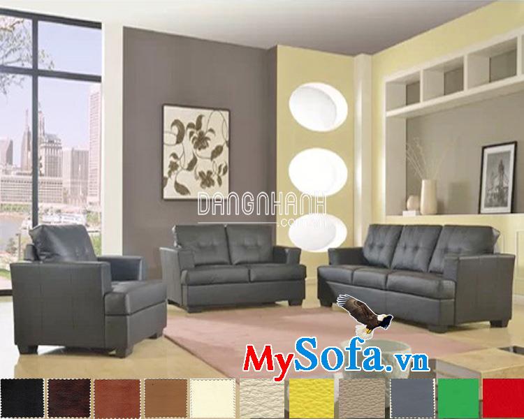 Bộ sofa da phòng khách MyS 0619207 cực sang trọng