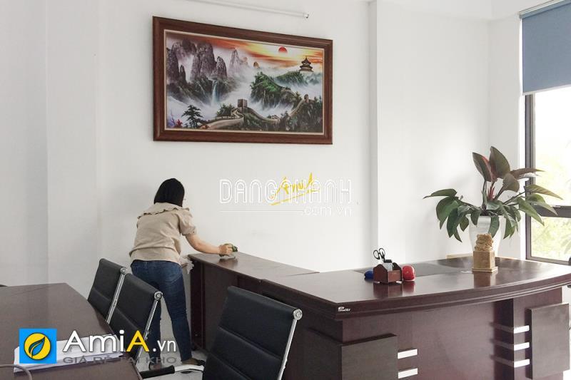 Tranh vạn lý trường thành Amia VLTT 01 treo phòng làm việc