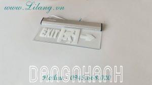 Đèn Exit kính trong có chỉ hướng Fulipu