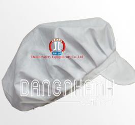 Mũ vải lon trắng có lưỡi trai (BKT)