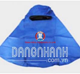 Mũ trùm đầu chống bụi vải chéo xanh