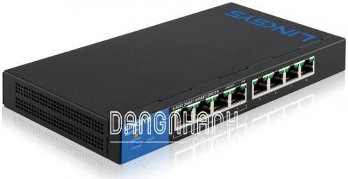 Business Smart Gigabit PoE+ Switch Linksys LGS308P 8-Port