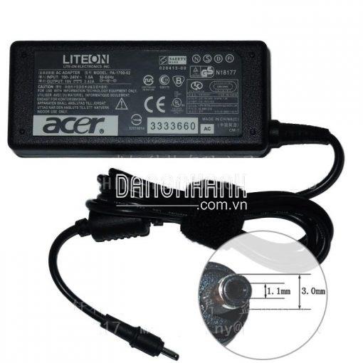 SẠC LAPTOP ACER 19V-3.42A (Đầu nhỏ) – ZIN