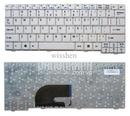 Bàn phím laptop Acer 531 P531 A110 A150 D250 ZG5 ZA8 ZG8, Gateway LT20 KAV10 KAV60 – ONE TRẮNG