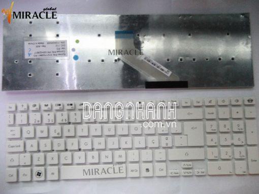 Bàn phím laptop Acer Aspire 5755 5830, V3-531, V3-551, V3-571, V3-572, V3-731, V5-561, E1-510, E1-522, E1-530, E1-532, E1-570, E1-572 – 5830 TRẮNG