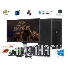 Máy Bộ HP Z420 -01: CPU E5-2680 // Ram 32GB // SSD 240 // 24 inch