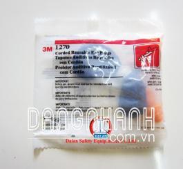 Nút tai chống ồn cao su có dây 3M 1270