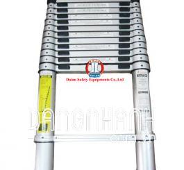 Thang rút nhôm ĐL cao cấp (ngang 0,49m , cao 3,8m, rút ngắn 0,8m, tải trọng 150kg)