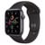 APPLE WATCH SE 44MM SPACE GRAY ALUMINUM CASE WITH BLACK SPORT BAND ( GPS)