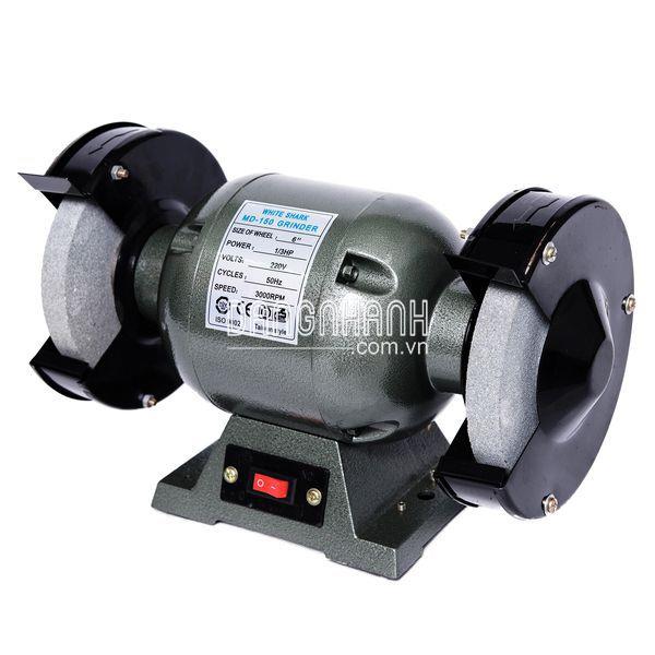 MÁY MÀI HAI ĐÁ WHITE SHARK 1/3HP (DÂY ĐỒNG)