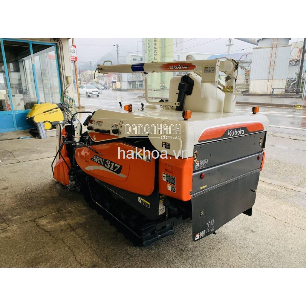 Máy gặt lúa mini lấy rơm Nhật Bản Kubota ARN 317 siêu gọn nhẹ