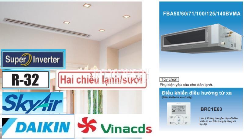 Điều Hòa Nối Ống Daikin 34.000BTU Inverter FBA100BVMA/RZA100BV2V