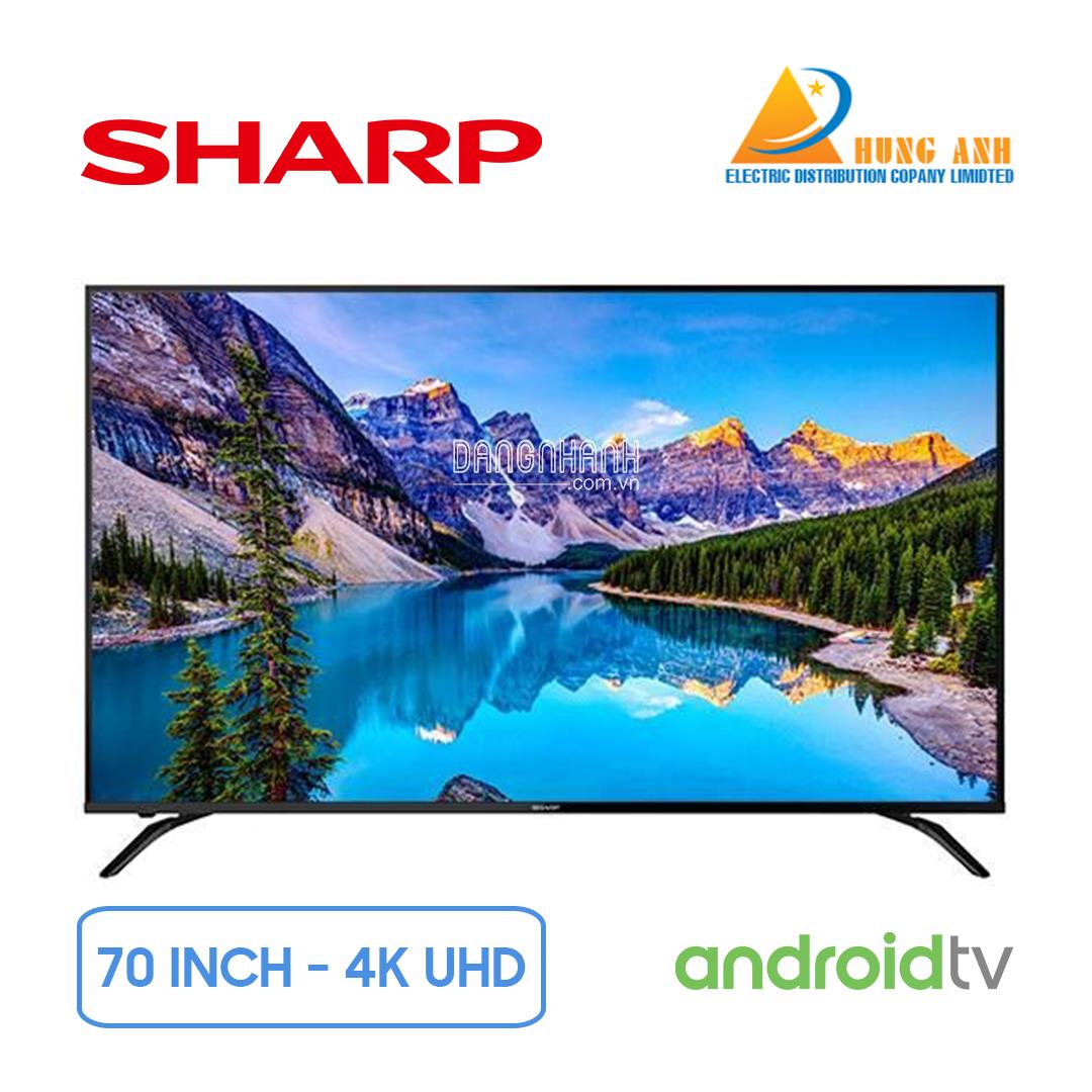 Android Tivi Sharp 4K 70 inch 4T-C70AL1X UHD