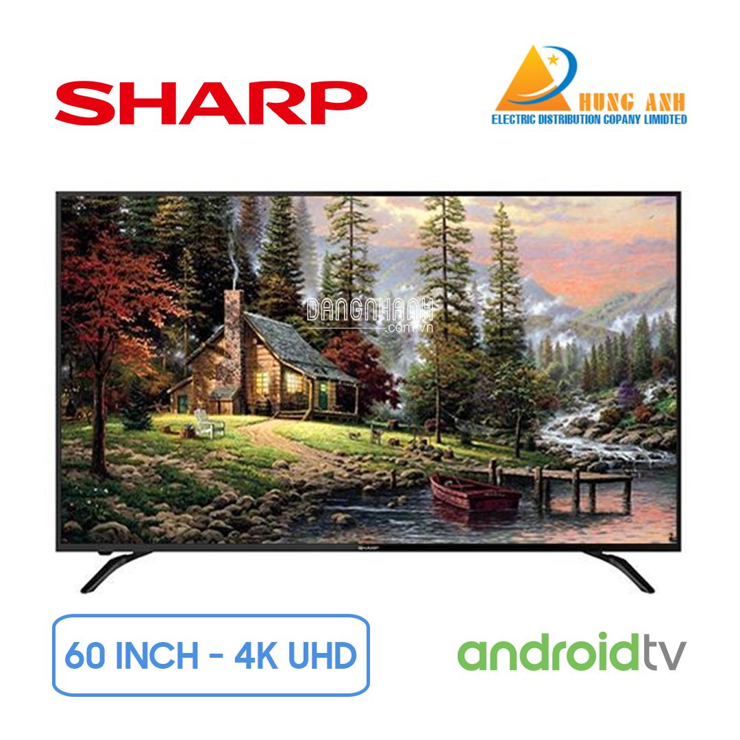 Android Tivi Sharp 4K 60 inch 4T-C60AL1X UHD