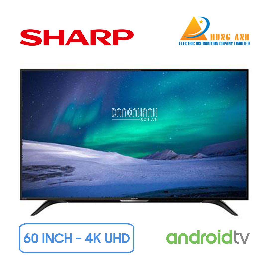 Android Tivi Sharp 4K 60 inch 4T-C60BK1X UHD