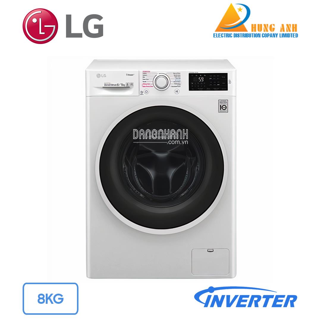 Máy giặt sấy LG Inverter 8 kg FC1408D4W (lồng ngang)