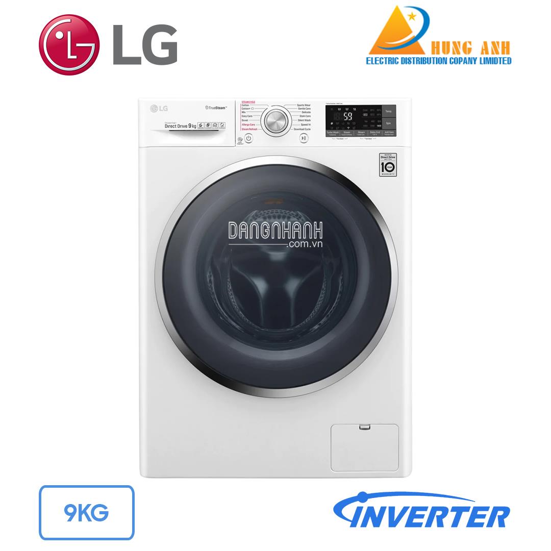 Máy giặt LG Inverter 9 kg FC1409S4W ( lồng ngang)