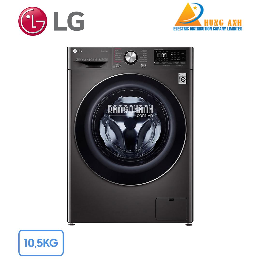 Máy giặt sấy LG 10.5 kg FV1450H2B (lồng ngang)