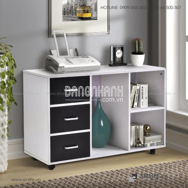 Kệ để máy in gỗ hiện đại Phillipa