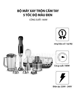 Bộ Máy Xay Trộn Cầm Tay KitchenAid 5 Tốc Độ