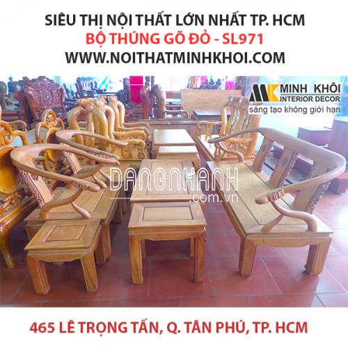 Bộ Thúng Gõ Đỏ 6 Món - SL971