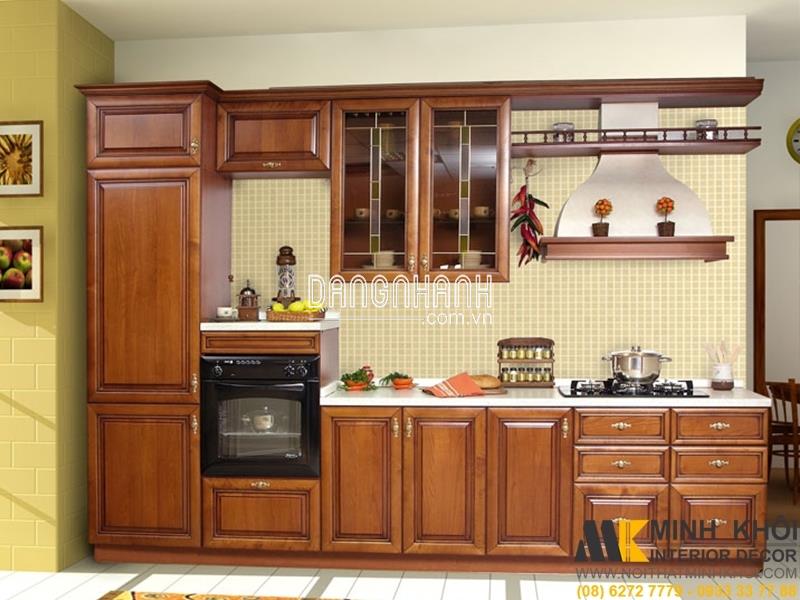 Tủ Bếp Gỗ Căm Xe TB2405