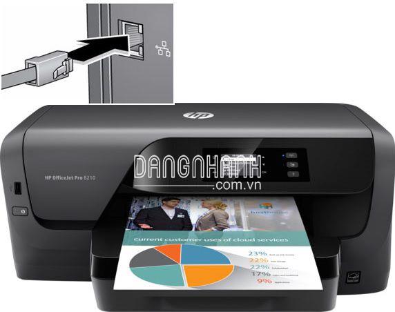 Máy in phun màu HP Officejet Pro 8210 (D9L63A)