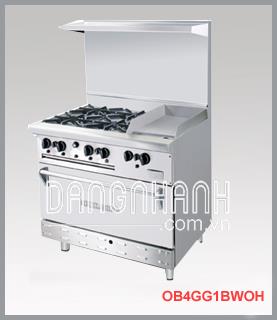 Bếp Âu có lò nướng và rán phẳng