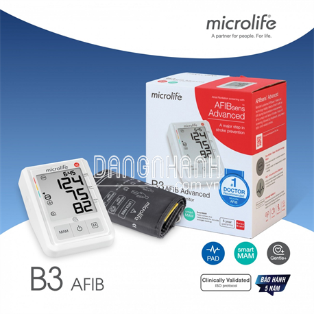 Máy đo huyết áp Microlife B3 Afib Advance