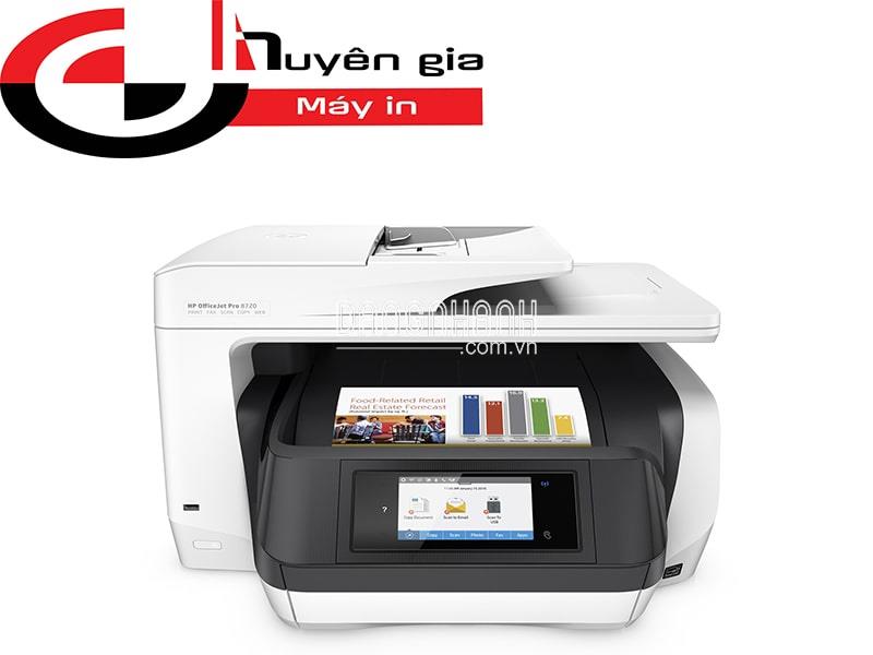 Máy in Phun Màu Đa Chức Năng HP Officejet Pro 8720