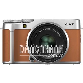 Fujifilm X-A7 + Kit 15-45mm f/3.5-5.6 OIS PZ (Màu Nâu) Mới 100% (Chính Hãng)