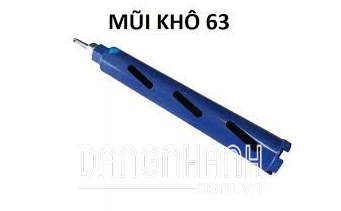 Mũi khoan rút lõi khô TPC 63x370mm KOTPC63X370K