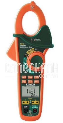 Ampe kìm AC/DC Extech EX613 , 400A (TRUE RMS, đo nhiệt độ kiểu K, dò điện)
