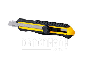 Dao rọc giấy cán bọc cao su mềm 18mm Stanley STHT10418-8