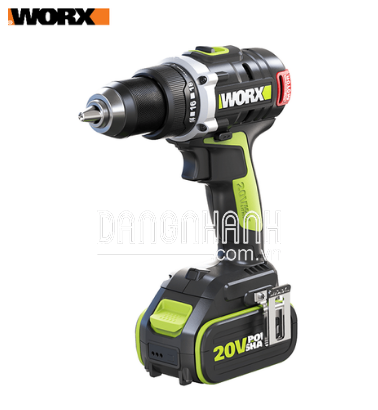 Máy khoan vặn vít dùng pin Li-ion 20V Worx Green WU185.1