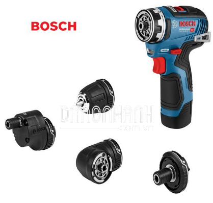 Máy khoan bắt vít pin 4 đầu Bosch GSR 12V-15 FC (SOLO)