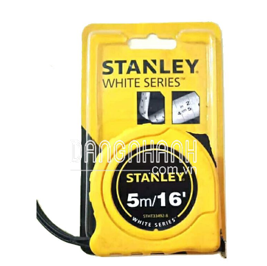 THƯỚC CUỘN 2 MẶT BẢN TRẮNG WHITE SERIES 5m/16'-19mm Stanley STHT33492-8