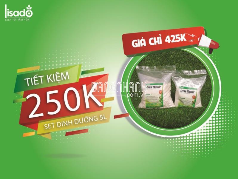 Phân bón thủy canh Grow Master dạng bột cho rau ăn lá