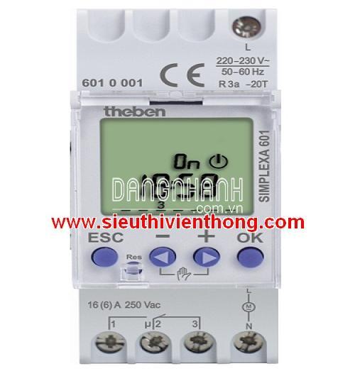 Công tắc hẹn giờ kỹ thuật số THEBEN SIMPLEXA 601