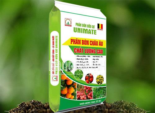 PHÂN BÓN HỮU CƠ UNIMATE – NHẬP KHẨU TỪ BỈ