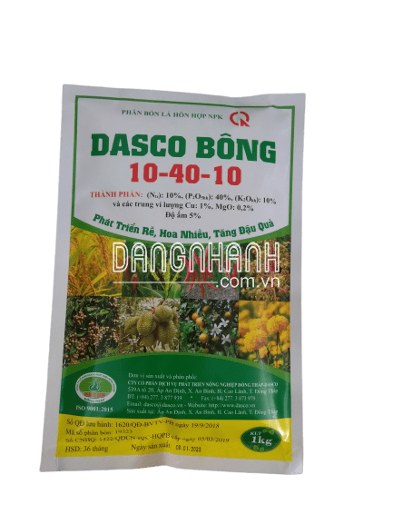 Phân bón lá DASCO BÔNG (gói 1kg)