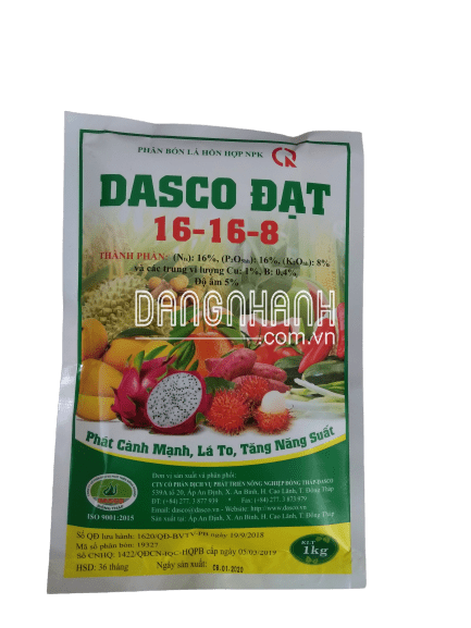 Phân bón lá DASCO ĐẠT (gói 1kg)