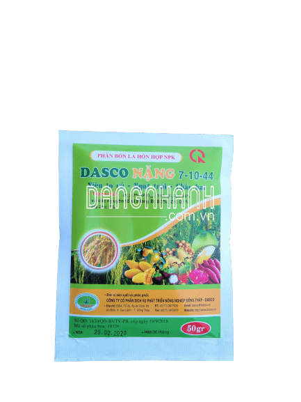 Phân bón lá DASCO NẶNG (gói 50g)